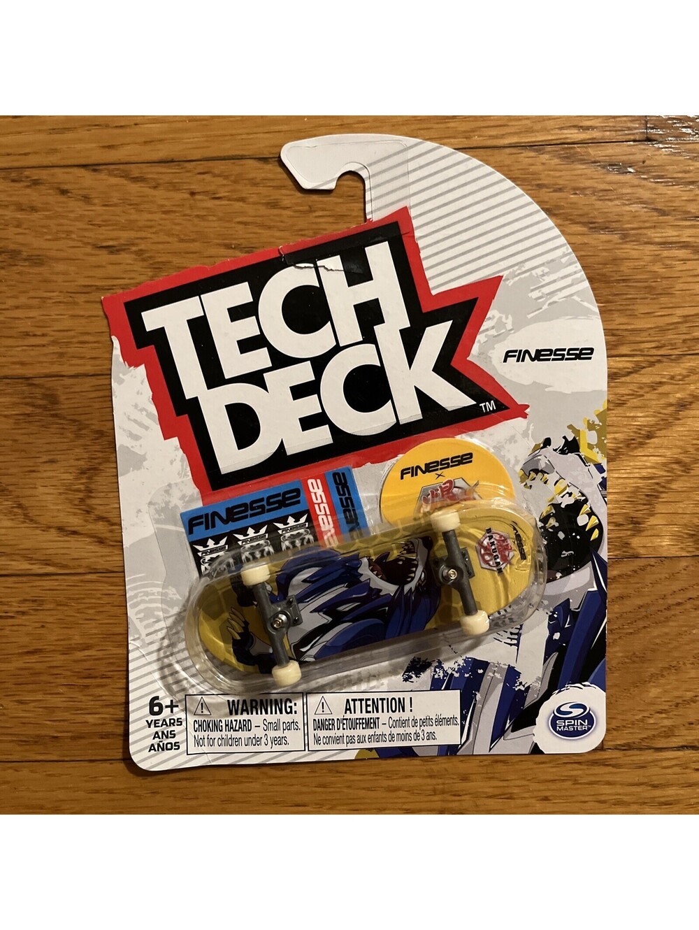 Tech Deck Finesse Fingerboard Common Spin Masters Bakugan Hydorous Blue 2022